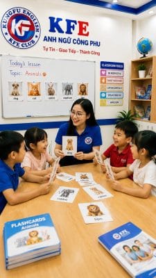 tiếng anh cho trẻ 5 tháng tuổi