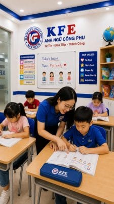 tiếng anh cho trẻ em 4 tuổi